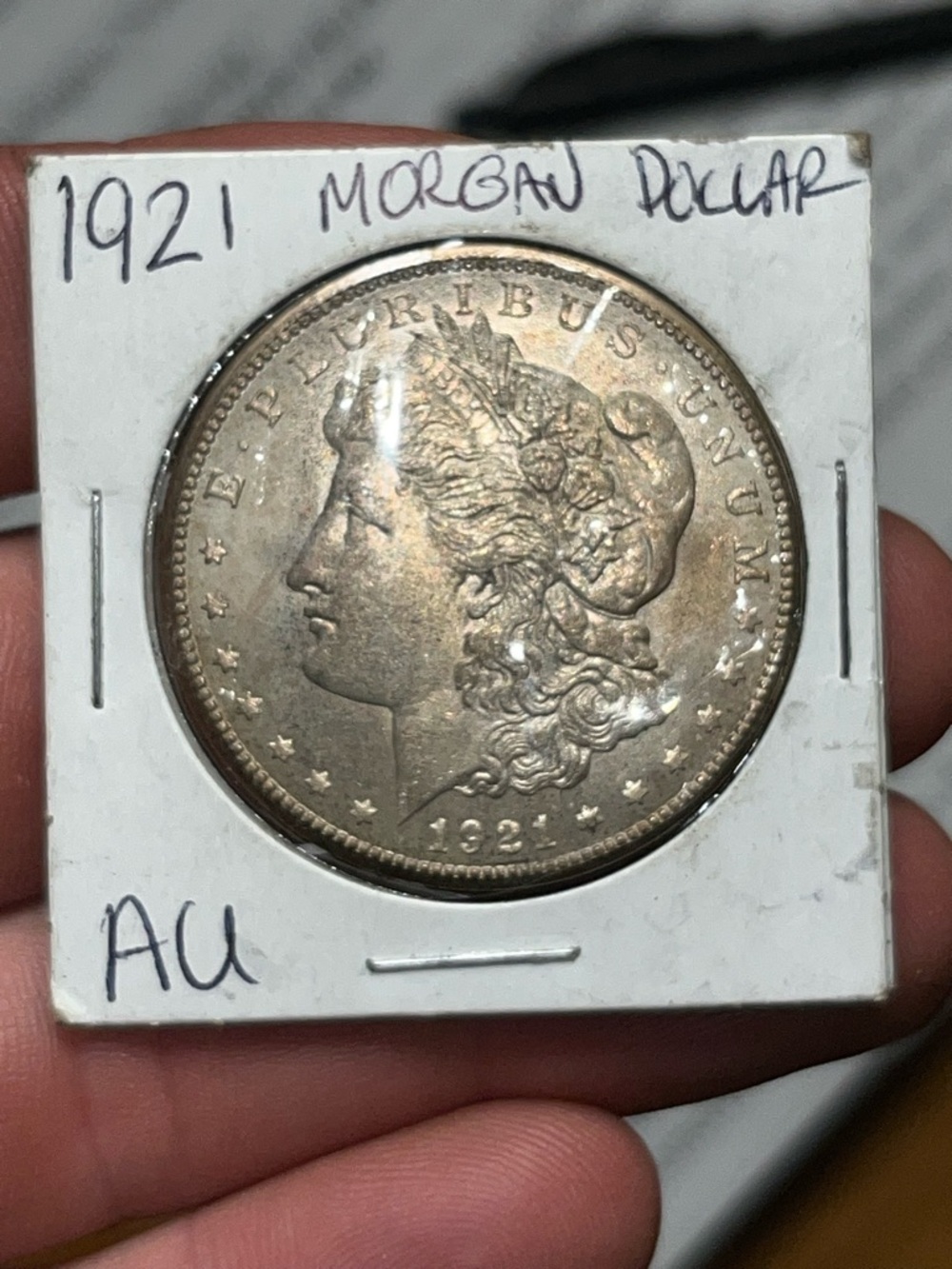 1921 Morgan Silver Dollar - AU grade